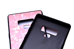 Galaxy Note 9 Kılıf Zore Marbel Cam Silikon - 2