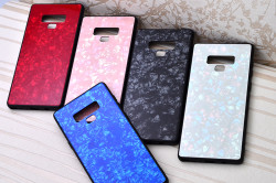 Galaxy Note 9 Kılıf Zore Marbel Cam Silikon - 3
