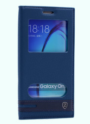 Galaxy On7 Kılıf Zore Elite Kapaklı Kılıf - 11