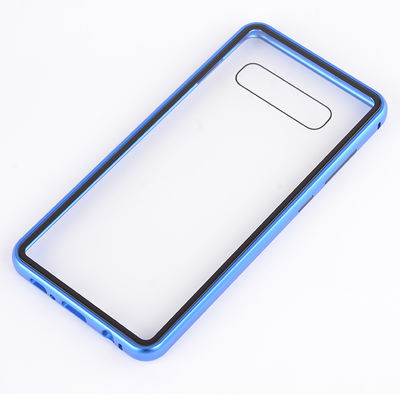 Galaxy S10 Case Zore Devrim Magnetic Glass Cover - 1