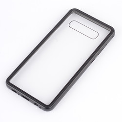 Galaxy S10 Case Zore Devrim Magnetic Glass Cover - 5