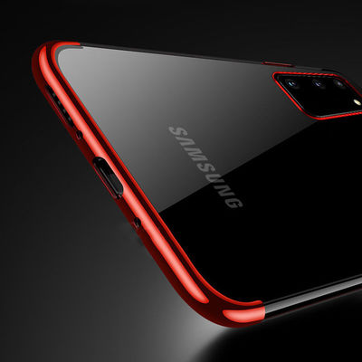 Galaxy S20 Case Zore Dört Köşeli Lazer Silicon Cover - 4