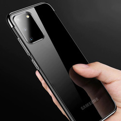 Galaxy S20 Case Zore Dört Köşeli Lazer Silicon Cover - 10