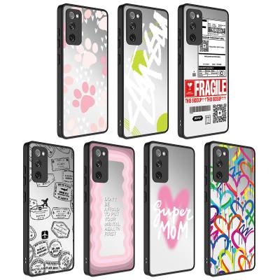 Galaxy S20 FE Case Mirror Patterned Camera Protection Glossy Zore Mirror Cover - 2