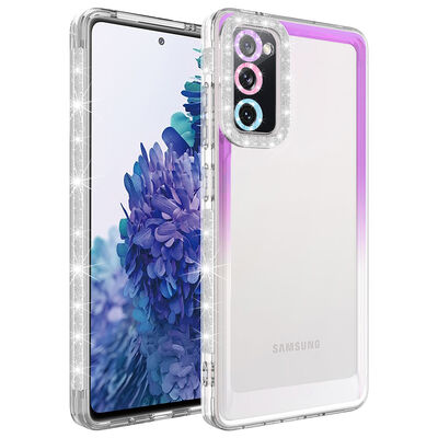 Galaxy S20 FE Case Silvery and Color Transition Design Lens Protected Zore Park Cover - 1