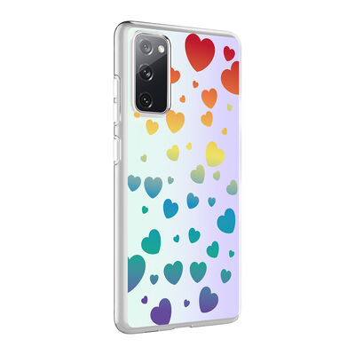 Galaxy S20 FE Case Zore M-Blue Patterned Cover - 1