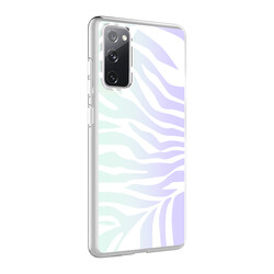 Galaxy S20 FE Case Zore M-Blue Patterned Cover - 3
