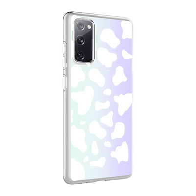 Galaxy S20 FE Case Zore M-Blue Patterned Cover - 4