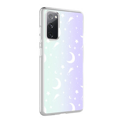 Galaxy S20 FE Case Zore M-Blue Patterned Cover - 6