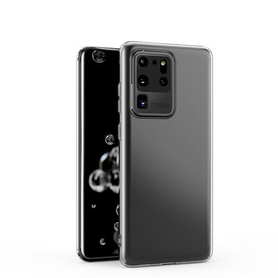 Galaxy S20 Ultra Case Zore Kamera Korumalı Süper Silikon Cover - 3