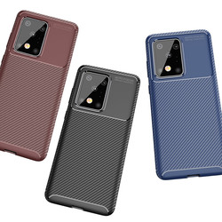 Galaxy S20 Ultra Case Zore Negro Silicon Cover - 10