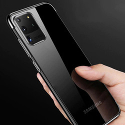 Galaxy S20 Ultra Case Zore Dört Köşeli Lazer Silicon Cover - 3