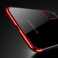Galaxy S20 Ultra Case Zore Dört Köşeli Lazer Silicon Cover - 6