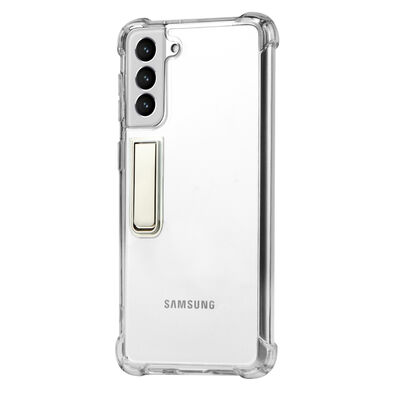 Galaxy S21 Case Zore Stand Super Silicon Kapak - 4