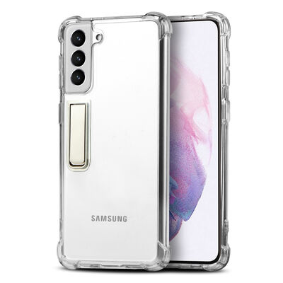 Galaxy S21 Case Zore Stand Super Silicon Kapak - 3