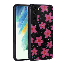Galaxy S21 FE Case Camera Protected Patterned Hard Silicone Zore Epoksi Cover - 2