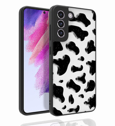 Galaxy S21 FE Case Patterned Camera Protected Glossy Zore Nora Cover - 1