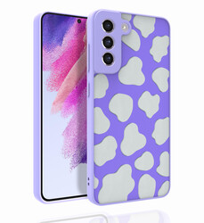 Galaxy S21 FE Case Patterned Camera Protected Glossy Zore Nora Cover - 8