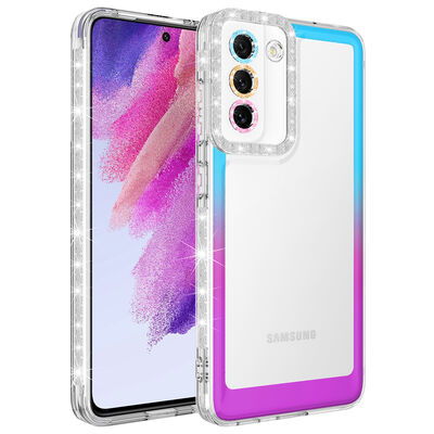 Galaxy S21 FE Case Silvery and Color Transition Design Lens Protected Zore Park Cover - 6