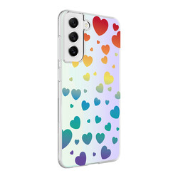 Galaxy S21 FE Case Zore M-Blue Patterned Cover - 5