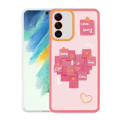Galaxy S21 FE Case Zore M-Fit Patterned Cover - 4