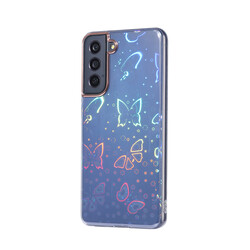 Galaxy S21 FE Case Zore Sidney Patterned Hard Cover - 1