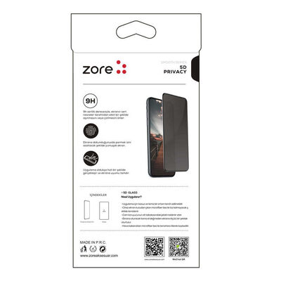 Galaxy S21 FE Zore New 5D Privacy Tempered Screen Protector - 2