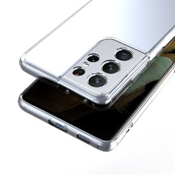 Galaxy S21 Ultra Case Zore Kamera Korumalı Süper Silikon Cover - 3