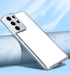 Galaxy S21 Ultra Case Zore Kamera Korumalı Süper Silikon Cover - 4