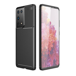 Galaxy S21 Ultra Case Zore Negro Silicon Cover - 1