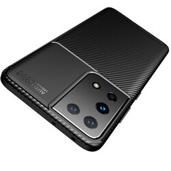 Galaxy S21 Ultra Case Zore Negro Silicon Cover - 5