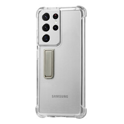 Galaxy S21 Ultra Case Zore Stand Super Silicon Cover - 3