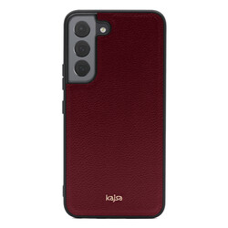 Galaxy S22 Case ​Kajsa Luxe Collection Genuine Leather Cover - 10