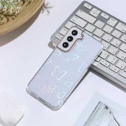 Galaxy S22 Case Zore Sidney Patterned Hard Cover - 4