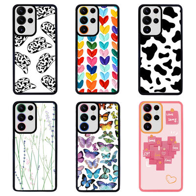 Galaxy S22 Ultra Case Zore M-Fit Patterned Cover - 2
