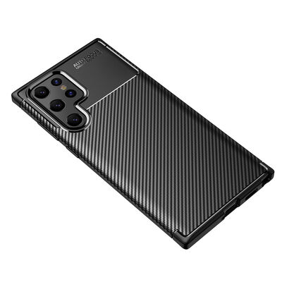 Galaxy S22 Ultra Case Zore Negro Silicon Cover - 6