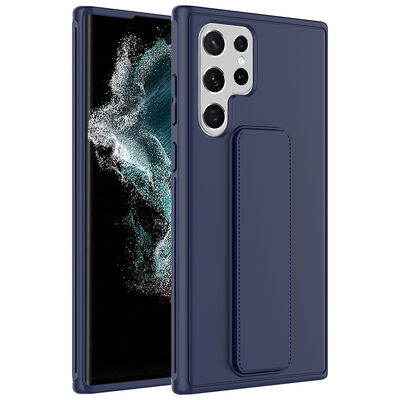 Galaxy S22 Ultra Case Zore Qstand Cover - 5