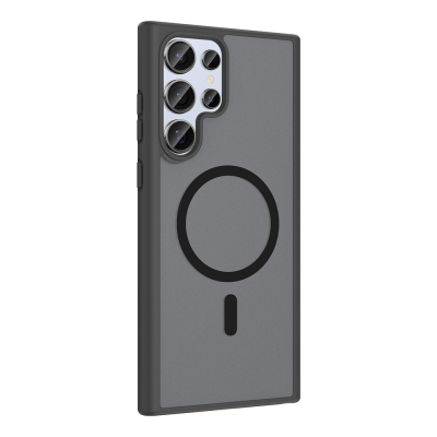 Galaxy S22 Ultra Kılıf M-safe Şarj Özellikli Zore Babet Kapak - 7