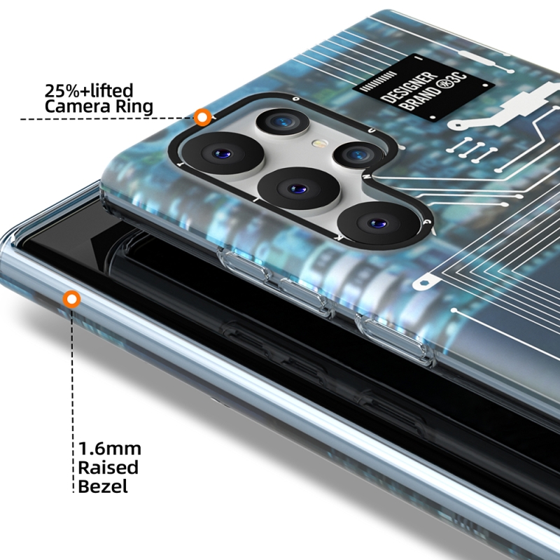 Galaxy S22 Ultra Kılıf YoungKit Technology Serisi Kapak - 6