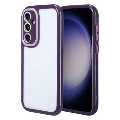 Galaxy S23 Case Camera Protected Colorful Edge Frame Design Zore Vitamin Cover - 3