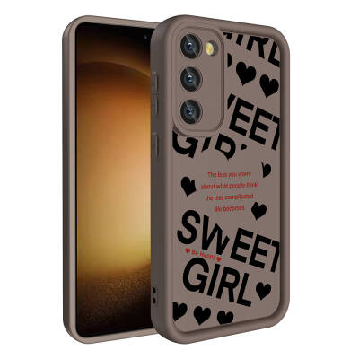 Galaxy S23 Case Camera Protected Printed Back Surface Zore Klas Cover - 3