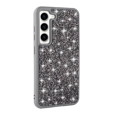 Galaxy S23 Case Shiny Stone Design Zore Diamond Cover - 5