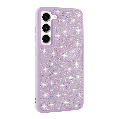 Galaxy S23 Case Shiny Stone Design Zore Diamond Cover - 14