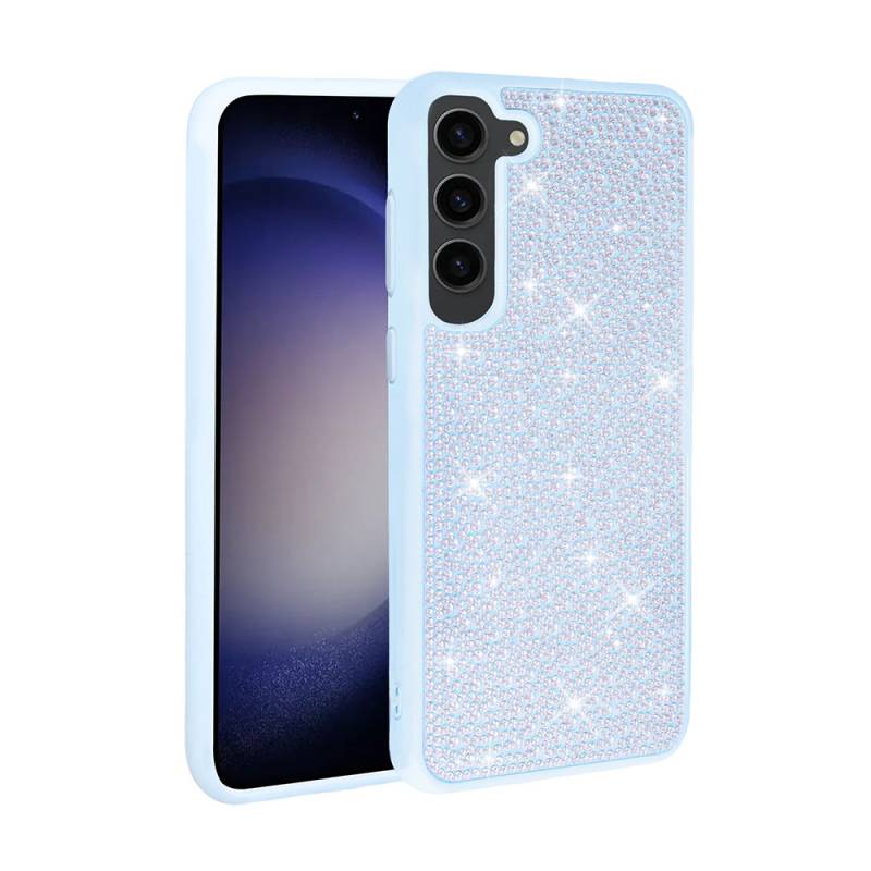 Galaxy S23 Plus Case Shiny Stone Design Zore Stone Cover - 6