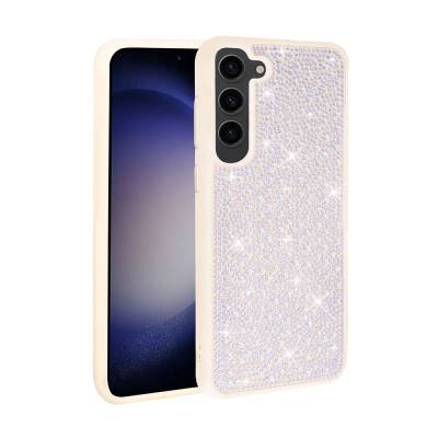 Galaxy S23 Plus Case Shiny Stone Design Zore Stone Cover - 3