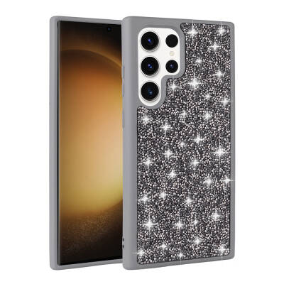 Galaxy S23 Ultra Case Shiny Stone Design Zore Diamond Cover - 1