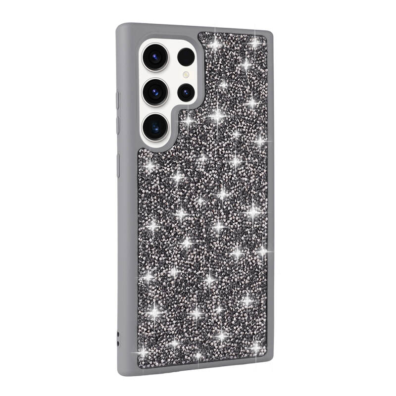 Galaxy S23 Ultra Case Shiny Stone Design Zore Diamond Cover - 6