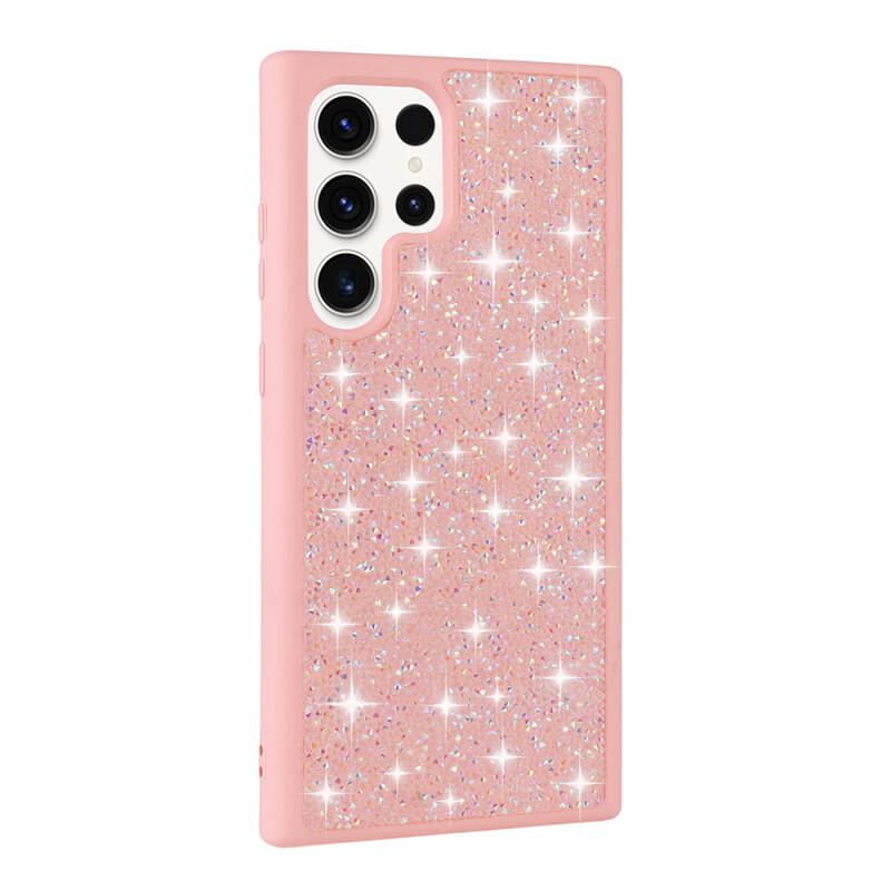 Galaxy S23 Ultra Case Shiny Stone Design Zore Diamond Cover - 18
