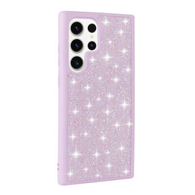 Galaxy S23 Ultra Case Shiny Stone Design Zore Diamond Cover - 16