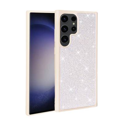 Galaxy S23 Ultra Case Shiny Stone Design Zore Stone Cover - 4